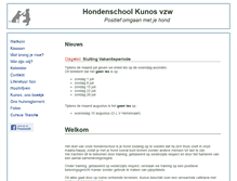 Tablet Screenshot of kunos.be